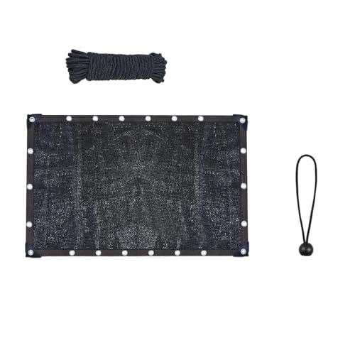 Atmungsaktiver schwarzer Sonnenschutz für Hühnerställe im Freien, Garten und Temperaturkontrolle, Sonnenschutz, Netzstoff, Outdoor-Netz für den Garten von pumpumlia