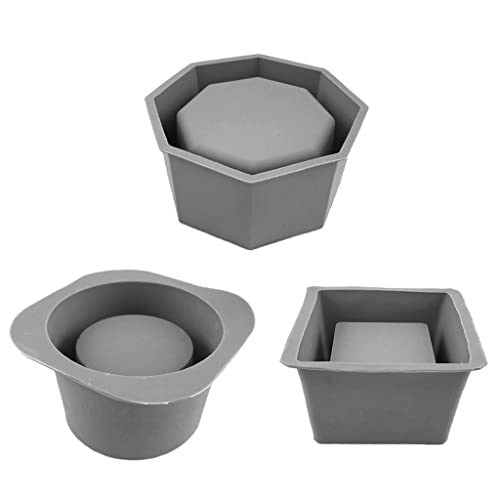 Beton-Pflanzen-Blumentopf, Epoxidharz, handgefertigt, Übertopf, Blumentopf, Silikonform von pumpumlia