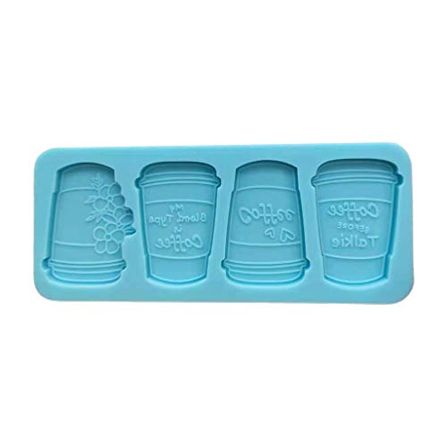 Epoxidharz-Form, 4 Kaffeetassen, Gießen, Silikon, Gips, Seife, Schmuckherstellungswerkzeug Epoxidharz-Form, 4 Kaffeetassen, Gießen, Silikon, Gips, Seife, Schmuckherstellungswerkzeug von pumpumlia