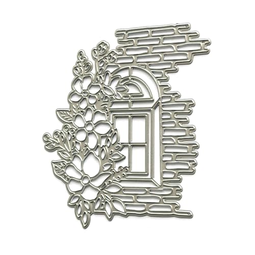 Fenster-Blumen-Stanzschablone, dekorative Prägepapier-Stanzform aus Karbonstahl, für Kartenherstellung, Scrapbooking, Lesezeichen Fenster-Blumen-Stanzschablone, dekorative Prägepapier-Stanzform aus Karbonstahl, für Kartenherstellung, Scrapbooking, Lesezeichen von pumpumlia