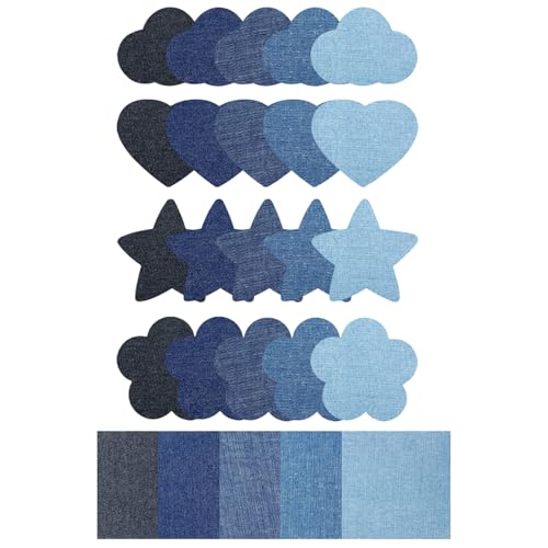 Jeans-Flicken zum Aufbügeln, 5 Farben, innen und außen, stärkster Klebstoff für Jeans, Kleidung, Reparaturjacken, Reparaturflicken Jeans-Flicken zum Aufbügeln, 5 Farben, innen und außen, stärkster Klebstoff für Jeans, Kleidung, Reparaturjacken, Reparaturflicken von pumpumlia