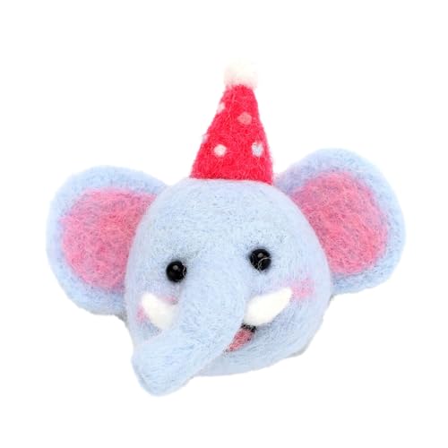 Nadelfilz-Kits, schöne Tier-Brosche, Nadelfilz-Starterwerkzeug, Filznadel-Kits, Wollfilz-Kits, Nadelfilz-Starter-Kits, schöne Tierbrosche, Nadelfilz-Kits für Frauen von pumpumlia