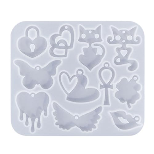 Ohrring-Harzform, Vintage-Anhänger, Silikon, Epoxidharz, Schmuckherstellung, Tropfen, Tieranhänger, Schmuck Ohrring-Harzform, Vintage-Anhänger, Silikon, Epoxidharz, Schmuckherstellung, Tropfen, Tieranhänger, Schmuck von pumpumlia