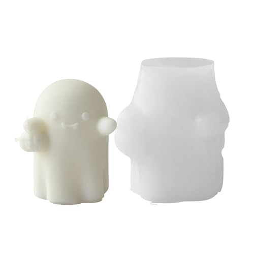 Saisonales Rahmen-Set mit Spektral-Kürbis-Designs, lebensmittelecht, flexibel, für Seife, Konfekt, glattes Ablösen, Specters, Kürbisse von pumpumlia