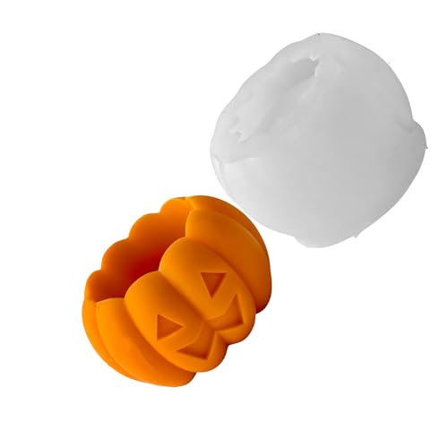 Saisonales Rahmen-Set mit Spektral-Kürbis-Designs, lebensmittelecht, flexibel, für Seife, Konfekt, glattes Ablösen, Specters, Kürbisse von pumpumlia