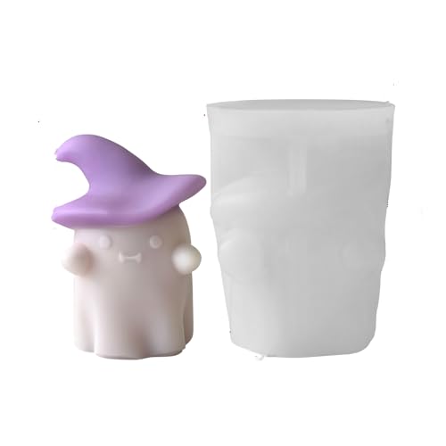 Saisonales Rahmen-Set mit Spektral-Kürbis-Designs, lebensmittelecht, flexibel, für Seife, Konfekt, glattes Ablösen, Specters, Kürbisse von pumpumlia