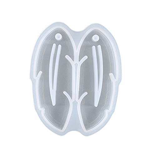 Silikon-Form für Schlüsselanhänger, Anhänger, Epoxidguss, Ohrringe, geeignet für Schmuck von pumpumlia