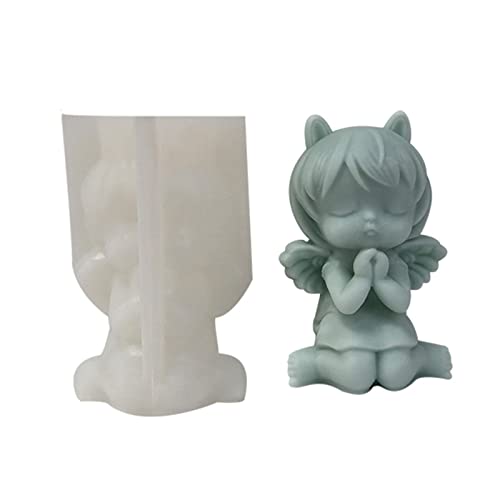 Silikon-Formen in Engel-Girl-Form, Epoxidharz, Tischdekoration, Gipswerkzeug, leicht zu reinigen Silikon-Formen in Engel-Girl-Form, Epoxidharz, Tischdekoration, Gipswerkzeug, leicht zu reinigen von pumpumlia