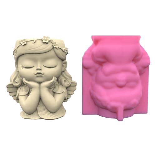 Silikonform für 3D-Blumentöpfe, für Beton, Gips, Kristall, Epoxidharz, handgefertigt, Dekoration Silikonform für 3D-Blumentöpfe, für Beton, Gips, Kristall, Epoxidharz, handgefertigt, Dekoration von pumpumlia