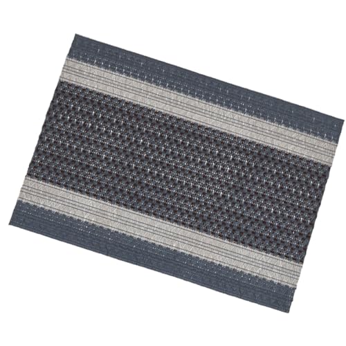 Stilvoller, handgewebter Tischschutz, auslaufsicher, abwischbare Oberflächen, geeignet für Kaffee, Büro, Zuhause, Polyester-Tischset von pumpumlia