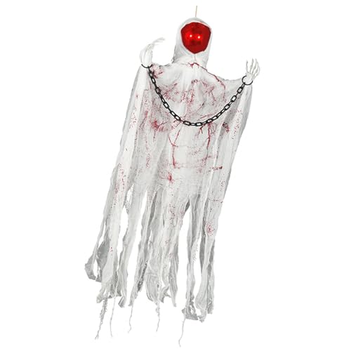Stimmaktiviertes Skelett mit beleuchtetem Auge für Zuhause, Party-Dekoration, geräuschaktiviertes hängendes Ornament, Schaukel für Horror-Party Stimmaktiviertes Skelett mit beleuchtetem Auge für Zuhause, Party-Dekoration, geräuschaktiviertes hängendes Ornament, Schaukel für Horror-Party von pumpumlia