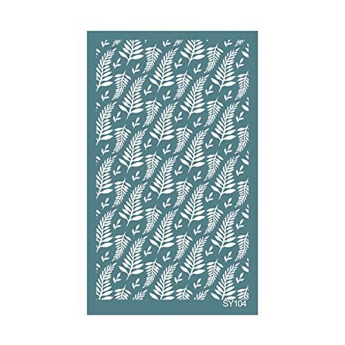 Ton-Siebdruck-Schablonen, wiederverwendbar, Siebdruck-Werkzeug für Wand, Papier, Stoff, Platte, Schmuck, Ohrringe, 8,9 x 15,2 cm, Ton, Schmuckherstellung, Werkzeuge, Siebdruck-Schablonen Ton-Siebdruck-Schablonen, wiederverwendbar, Siebdruck-Werkzeug für Wand, Papier, Stoff, Platte, Schmuck, Ohrringe, 8,9 x 15,2 cm, Ton, Schmuckherstellung, Werkzeuge, Siebdruck-Schablonen von pumpumlia