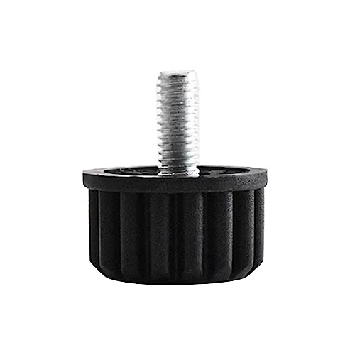 Verstellbare Möbel-Nivellierfüße, Nivelliermatte, Schraubfüße, Bodenschutz, Möbelgleiter, runde Basis, Tischbodenschutz, 10 Stück von pumpumlia