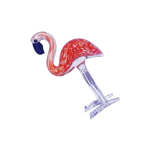 pumpumlia Glas-Flamingo-Ornament mit feinen Details, Sammelfigur, Skulptur zur Verschönerung des Wohnraums und des Büro-Wohnzimmers pumpumlia Glas-Flamingo-Ornament mit feinen Details, Sammelfigur, Skulptur zur Verschönerung des Wohnraums und des Büro-Wohnzimmers von pumpumlia