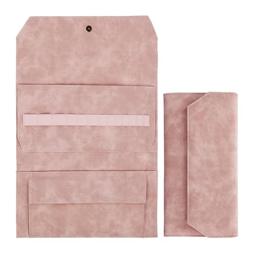 pumpumlia Leere Rundstricknadeletui, Häkelnadeletui mit mehreren elastischen Schlitzen, tragbare Häkelnadel-Organizer-Tasche, Nähzubehör-Tasche von pumpumlia