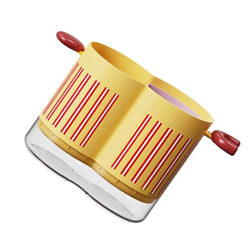 pumpumlia Zweikammer-Küchenutensilienhalter mit Ablauflöchern und 2 Gittern, Essstäbchen-Käfig, hygienische Arbeitsplatte, Wasserablauf, Utensilienhalter pumpumlia Zweikammer-Küchenutensilienhalter mit Ablauflöchern und 2 Gittern, Essstäbchen-Käfig, hygienische Arbeitsplatte, Wasserablauf, Utensilienhalter von pumpumlia