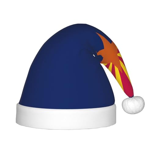 pvinnk Festliche Weihnachtsmütze mit Arizona-Staatsflagge, Unisex, Weihnachtsmannmütze, Weihnachtsmannmütze pvinnk Festliche Weihnachtsmütze mit Arizona-Staatsflagge, Unisex, Weihnachtsmannmütze, Weihnachtsmannmütze von pvinnk