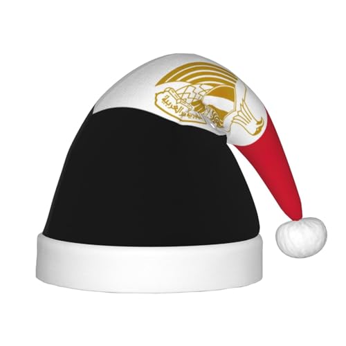 pvinnk Festliche Weihnachtsmütze mit ägyptischer Flagge, Unisex, Weihnachtsmannmütze, Weihnachtsmannmütze pvinnk Festliche Weihnachtsmütze mit ägyptischer Flagge, Unisex, Weihnachtsmannmütze, Weihnachtsmannmütze von pvinnk