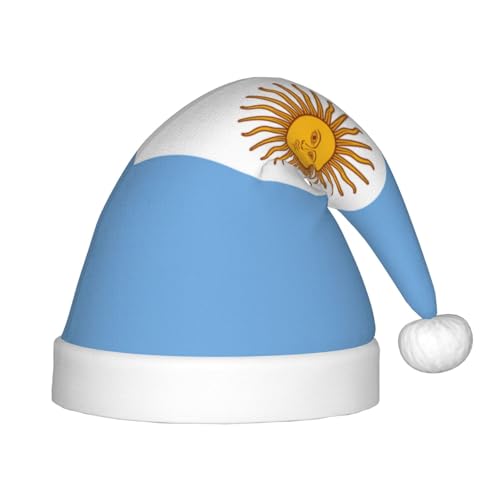 pvinnk Festliche Weihnachtsmütze mit argentinischer Flagge, Unisex, Weihnachtsmannmütze, Weihnachtsmannmütze pvinnk Festliche Weihnachtsmütze mit argentinischer Flagge, Unisex, Weihnachtsmannmütze, Weihnachtsmannmütze von pvinnk