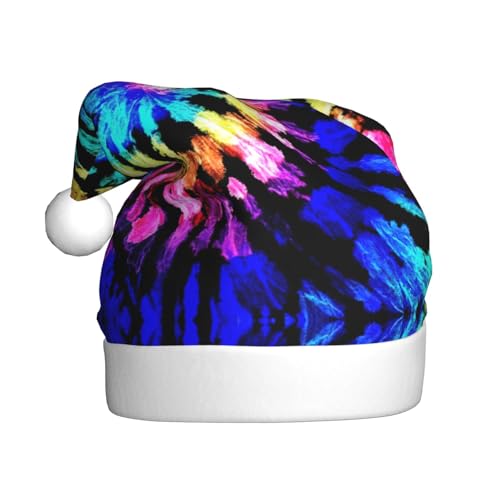 pvinnk Weihnachtsmütze, exotischer Stamm, Batik-Stil, bedruckt, Zubehör für Erwachsene, Feiertage und Weihnachtsfeiern pvinnk Weihnachtsmütze, exotischer Stamm, Batik-Stil, bedruckt, Zubehör für Erwachsene, Feiertage und Weihnachtsfeiern von pvinnk