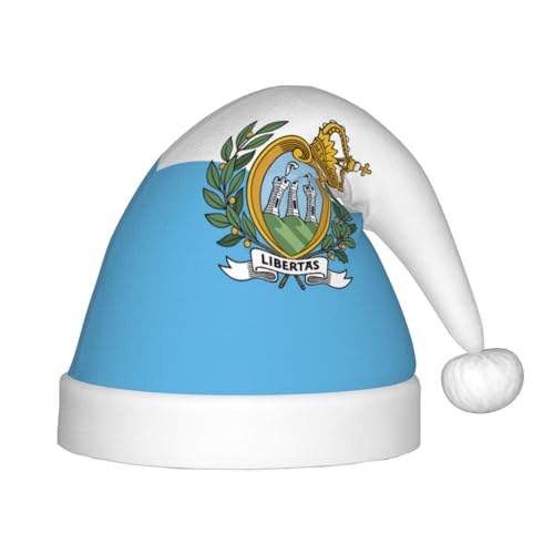 pvinnk Weihnachtsmütze mit Flagge von San Marino, Unisex, Weihnachtsmannmütze, Weihnachtsmannmütze, Weihnachtsmannmütze pvinnk Weihnachtsmütze mit Flagge von San Marino, Unisex, Weihnachtsmannmütze, Weihnachtsmannmütze, Weihnachtsmannmütze von pvinnk