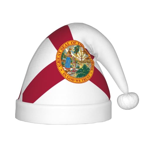 pvinnk Weihnachtsmütze mit Florida-Flagge, Unisex, Weihnachtsfeier, Weihnachtsmannmütze, Weihnachtsmannmütze pvinnk Weihnachtsmütze mit Florida-Flagge, Unisex, Weihnachtsfeier, Weihnachtsmannmütze, Weihnachtsmannmütze von pvinnk