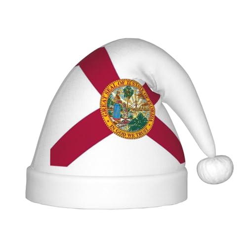 pvinnk Weihnachtsmütze mit Florida-Staatsflagge, Unisex, Weihnachtsmannmütze, Weihnachtsmannmütze pvinnk Weihnachtsmütze mit Florida-Staatsflagge, Unisex, Weihnachtsmannmütze, Weihnachtsmannmütze von pvinnk