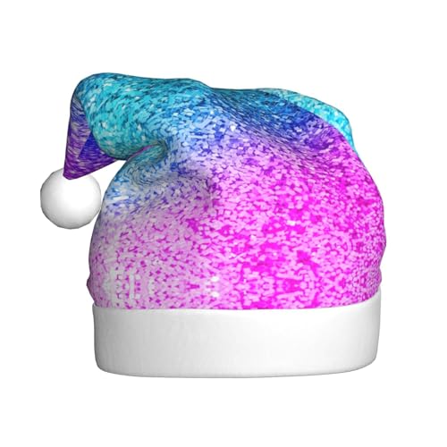 pvinnk Weihnachtsmütze mit Glitzer-Pailletten, Punktemütze, Zubehör für Erwachsene, Feiertage und Weihnachtsfeiern von pvinnk