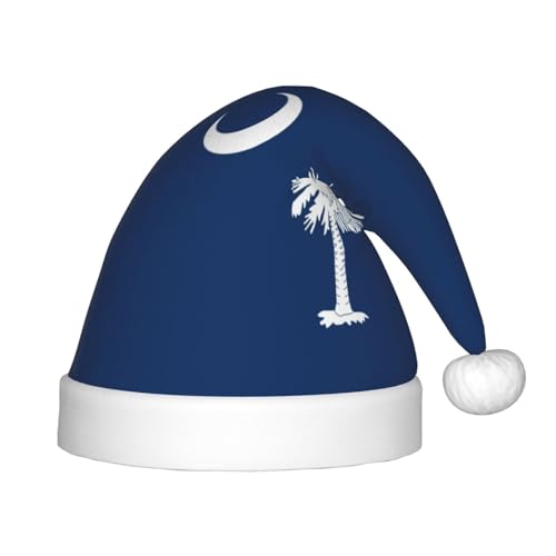 pvinnk Weihnachtsmütze mit South Carolina-Flagge, Unisex, Weihnachten, Partys, Urlaub, Weihnachtszubehör, Weihnachtsmannmütze pvinnk Weihnachtsmütze mit South Carolina-Flagge, Unisex, Weihnachten, Partys, Urlaub, Weihnachtszubehör, Weihnachtsmannmütze von pvinnk