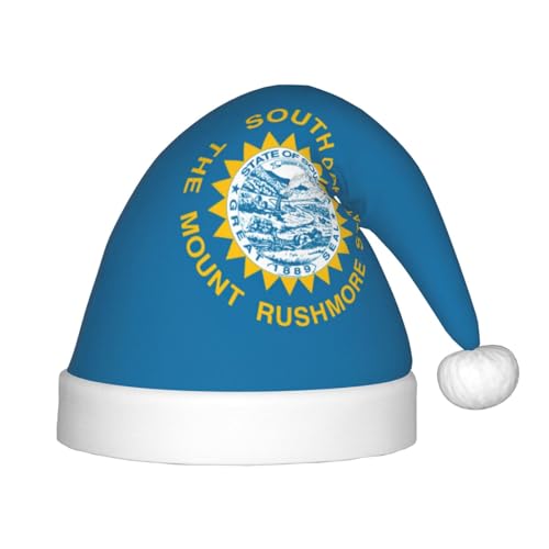 pvinnk Weihnachtsmütze mit South Dakota-Flagge, Unisex, Weihnachtsfeier, Weihnachtsmannmütze, Weihnachtsmannmütze pvinnk Weihnachtsmütze mit South Dakota-Flagge, Unisex, Weihnachtsfeier, Weihnachtsmannmütze, Weihnachtsmannmütze von pvinnk