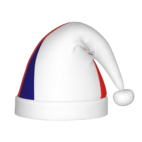 pvinnk Weihnachtsmütze mit französischer Flagge, Unisex, Weihnachtsmannmütze, Weihnachtsmannmütze pvinnk Weihnachtsmütze mit französischer Flagge, Unisex, Weihnachtsmannmütze, Weihnachtsmannmütze von pvinnk