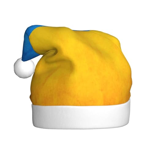pvinnk Weihnachtsmütze mit ukrainischer Flagge, Zubehör für Erwachsene Feiertage und Weihnachtsfeiern pvinnk Weihnachtsmütze mit ukrainischer Flagge, Zubehör für Erwachsene Feiertage und Weihnachtsfeiern von pvinnk