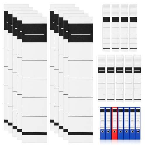 100 Stk Ordner Etiketten Selbstklebend, Ordnerrücken Selbstklebend Schmal, Weiß Beschriftbare Ordner Rückenschilder Selbstklebende Etiketten, Ordnerrücken Aufkleber für 5 cm Aktenordne(3.6 x 19 cm) 100 Stk Ordner Etiketten Selbstklebend, Ordnerrücken Selbstklebend Schmal, Weiß Beschriftbare Ordner Rückenschilder Selbstklebende Etiketten, Ordnerrücken Aufkleber für 5 cm Aktenordne(3.6 x 19 cm) von pzihao