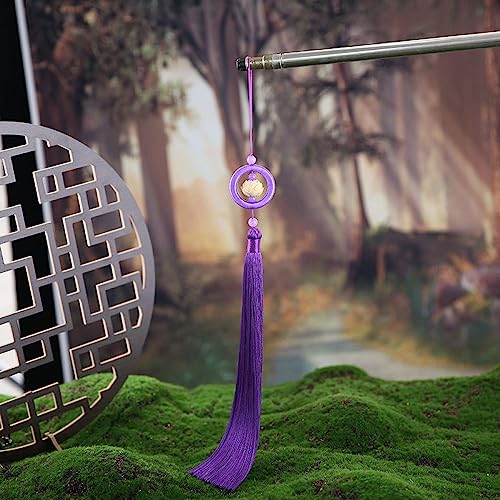 qbodp Holzgeschnitzte Lotus-Glücksperlen-Quaste,30cm Lange Quaste Zum Aufhängen,Handgefertigte Bastelquaste Für Geschenkanhänger,Basteln,Autoanhänger,Lila qbodp Holzgeschnitzte Lotus-Glücksperlen-Quaste,30cm Lange Quaste Zum Aufhängen,Handgefertigte Bastelquaste Für Geschenkanhänger,Basteln,Autoanhänger,Lila von qbodp