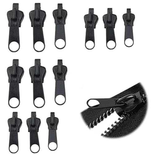 Reißverschluss Reparaturset,12 Stück Reißverschluss Schieber Ersatz,Reißverschluss Zieher,Zipper Ersatz Schieber,Haushaltbarer Fix Reissverschluss Zipper Repair Kit,Reißverschlussschieber,Größen Reißverschluss Reparaturset,12 Stück Reißverschluss Schieber Ersatz,Reißverschluss Zieher,Zipper Ersatz Schieber,Haushaltbarer Fix Reissverschluss Zipper Repair Kit,Reißverschlussschieber,Größen von qerich