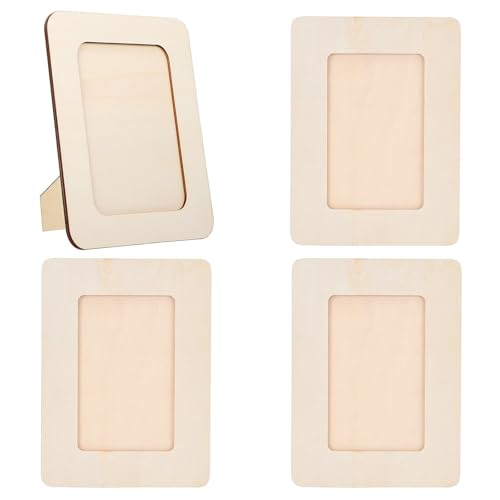 Hölzerner Bilderrahmen, 4 Stück DIY Holzbilderrahmen, 19x14 cm Fotorahmen Holzrahmen Holzbilderrahmen, DIY Malprojekte, Bilderrahmen Holz Set für DIY Holzfarbe Geschenke Kunsthandwerk Dekoration Hölzerner Bilderrahmen, 4 Stück DIY Holzbilderrahmen, 19x14 cm Fotorahmen Holzrahmen Holzbilderrahmen, DIY Malprojekte, Bilderrahmen Holz Set für DIY Holzfarbe Geschenke Kunsthandwerk Dekoration von qhklew