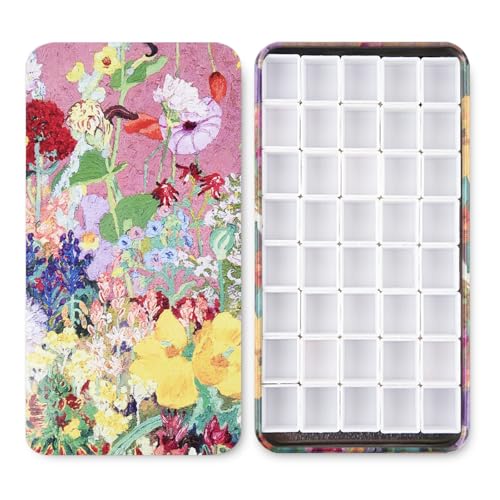 40 leere halbe Pfannen mit Magnetstreifen, Aquarellfarbe, Reisedose, Künstlerfarben, halbe Pfannensets für DIY Aquarell-Öle oder Acrylmalerei, Kunst, Zeichnen, Ölgemälde, Blumen 40 leere halbe Pfannen mit Magnetstreifen, Aquarellfarbe, Reisedose, Künstlerfarben, halbe Pfannensets für DIY Aquarell-Öle oder Acrylmalerei, Kunst, Zeichnen, Ölgemälde, Blumen von qianshan