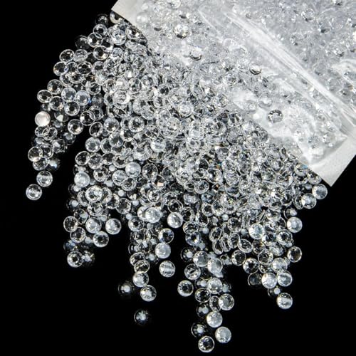qiipii 620 Stück transparente, klare Harz-Strasssteine, flache Rückseite, Gelee-Harz-Steine, Großpackung SS30, Diamanten, Edelsteine, Charm-Zubehör für Nägel, Gesicht, Augen, Make-up, Körper, Becher, qiipii 620 Stück transparente, klare Harz-Strasssteine, flache Rückseite, Gelee-Harz-Steine, Großpackung SS30, Diamanten, Edelsteine, Charm-Zubehör für Nägel, Gesicht, Augen, Make-up, Körper, Becher, von qiipii