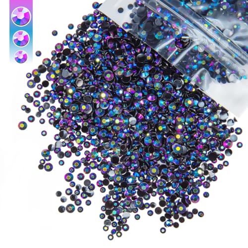 qiipii Harz-Strasssteine zum Basteln, flache Rückseite, 3 mm, 4 mm, 5 mm, gemischte Beutel, Diamanten, Kristalle, Edelsteine, Charms für Nägel, Gesicht, Augen, Make-up, Becher, Flaschen, Basteln qiipii Harz-Strasssteine zum Basteln, flache Rückseite, 3 mm, 4 mm, 5 mm, gemischte Beutel, Diamanten, Kristalle, Edelsteine, Charms für Nägel, Gesicht, Augen, Make-up, Becher, Flaschen, Basteln von qiipii