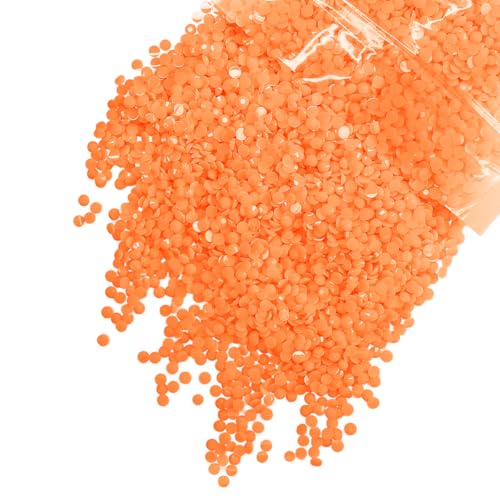 qiipii Harz-Strasssteine zum Basteln von flachen Steinen, Großpackung, nicht Hotfix-Diamanten, Kristalle, Edelsteine, Charms für Gesicht, Augen, Make-up, Becher, Flaschen, DIY Handwerk von qiipii