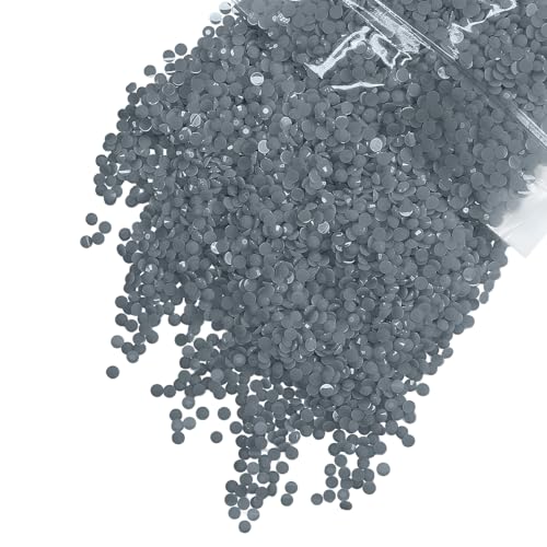 qiipii Harz-Strasssteine zum Basteln von flachen Steinen, Großpackung, nicht Hotfix-Diamanten, Kristalle, Edelsteine, Charms für Gesicht, Augen, Make-up, Becher, Flaschen, DIY Handwerk von qiipii