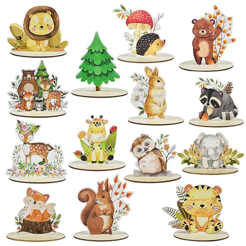Waldtiere Deko Holz,Waldtiere Geburtstag,Waldtiere Figuren,14 Stück Waldtiere Tortendeko,Tischdeko Waldtiere,Kinderzimmer Deko Waldtiere,Holz Tischaufsatz Waldtiere für Geburtstagsfeier Heimdekoration Waldtiere Deko Holz,Waldtiere Geburtstag,Waldtiere Figuren,14 Stück Waldtiere Tortendeko,Tischdeko Waldtiere,Kinderzimmer Deko Waldtiere,Holz Tischaufsatz Waldtiere für Geburtstagsfeier Heimdekoration von qimeyu