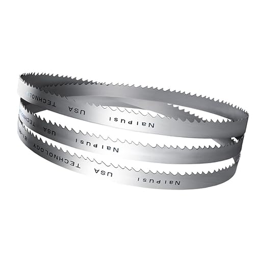 1400, 1425, 1435, 1440, 1470 mm X 13 X 0,6 mm X 6 Tpi Sägeblatt Schneiden von Hartholz, Weichmetall M42 Bi-Metall-Bandsägeblätter 1St (Farbe : 14 Tpi, Größe : Length 1400mm) von qinggw