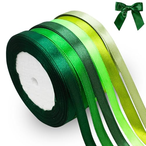 qingmeng 132m Satinband Grün, 10mm Geschenkband Grün Breit, Schleifenband Grün, Geschenkband Hochzeit Stoff, Grünenes Geschenk Band Geschenkbänder für Taufe Geburtstag Deko Geschenkverpackung qingmeng 132m Satinband Grün, 10mm Geschenkband Grün Breit, Schleifenband Grün, Geschenkband Hochzeit Stoff, Grünenes Geschenk Band Geschenkbänder für Taufe Geburtstag Deko Geschenkverpackung von qingmeng