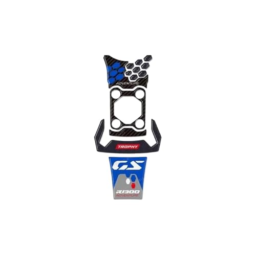 Für R 1300 GS R1300GS ADV TROPHY 2025 Motorradzubehör 3D-Epoxidharz-Aufkleber Tankpad-Schutzaufkleber(Blau) von qiuboou