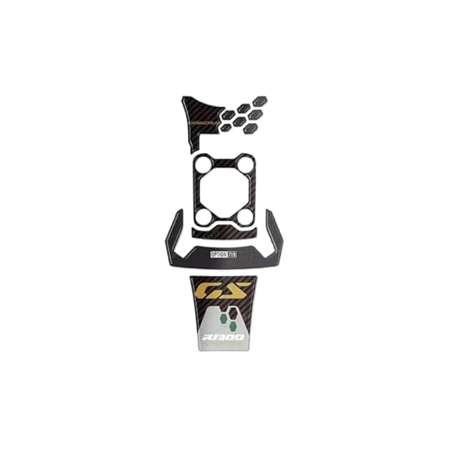 Für R 1300 GS R1300GS ADV TROPHY 2025 Motorradzubehör 3D-Epoxidharz-Aufkleber Tankpad-Schutzaufkleber(Yellow) von qiuboou