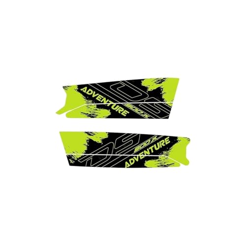Für VOGE DS900X DS 900X Motorrad 3D Epoxidharz Kettenschutz Aufkleber Schutz Aufkleber(Grün) von qiuboou
