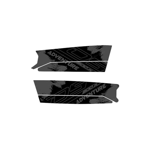 Für VOGE DS900X DS 900X Motorrad 3D Epoxidharz Kettenschutz Aufkleber Schutz Aufkleber(Schwarz) von qiuboou
