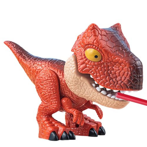 qixeuoa 5-in-1-Dinosaurier-Briefpapier-Set,5-in-1-Dinosaurier-Briefpapier,Multifunktionales, innovatives Briefpapier in Dinosaurierform - Niedlicher manueller Bleistiftspitzer, niedliches von qixeuoa