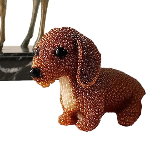 qixeuoa Perlenstickerei Bastelset | 3D Hundeform Perlenstickerei-Set | Vollständiges Zubehör zur Herstellung von Stickereiornamenten für Tierliebhaber Mädchen Frauen Jugendliche Erwachsene qixeuoa Perlenstickerei Bastelset | 3D Hundeform Perlenstickerei-Set | Vollständiges Zubehör zur Herstellung von Stickereiornamenten für Tierliebhaber Mädchen Frauen Jugendliche Erwachsene von qixeuoa